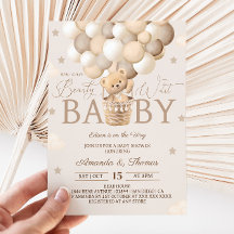 Teddy Bear Baby Shower  Bearly Wait
