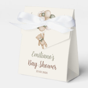 Teddy Bear Baby Shower Boy Favour Box