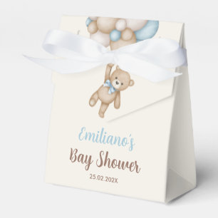 Teddy Bear Baby Shower Boy Favour Box