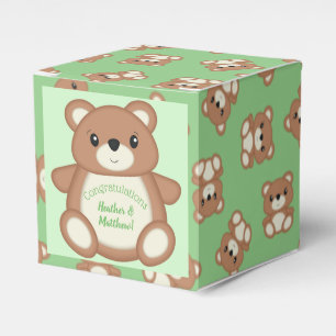 Teddy Bear Baby Shower Favour Box