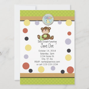 Teddy Bear Baby Shower Invitation