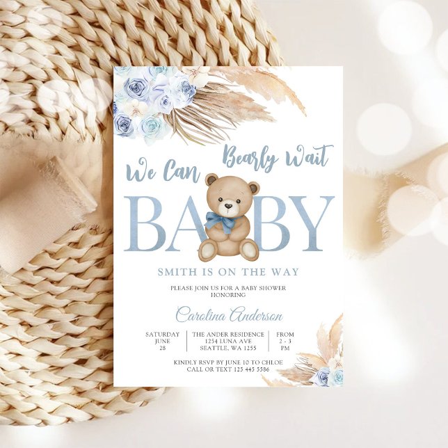 Teddy Bear Baby Shower Invitation (Creator Uploaded)