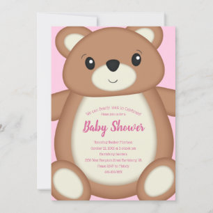 Teddy Bear Baby Shower Invitation