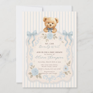 Teddy Bear Baby Shower Invitation
