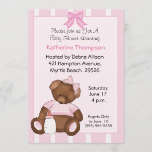 Teddy Bear Baby Shower Invitation