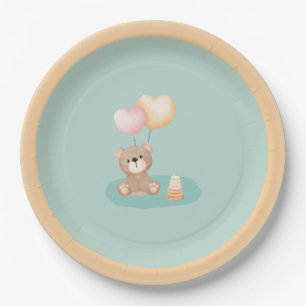 Teddy Bear Baby Shower - Paper Plates