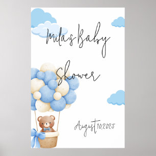 TEDDY BEAR BABY SHOWER POSTER