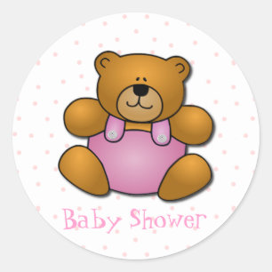 Teddy Bear Baby Shower Stickers