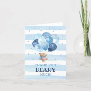 Teddy Bear Baby Shower Thank You Card