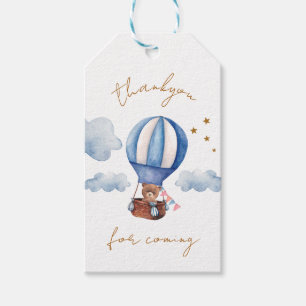 Teddy Bear Baby Shower Thankyou For Coming Gift Tags