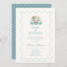Teddy Bear Baby Shower Theme Invitations Boys