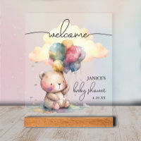 Teddy Bear Baby Shower Welcome