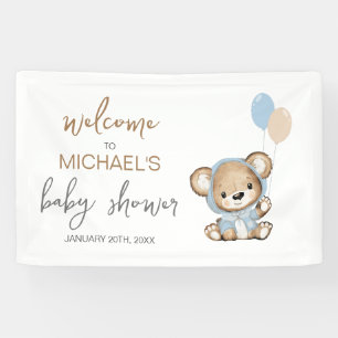 Teddy Bear Baby Shower Welcome Sign