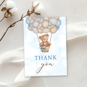 Teddy Bear Baby Thank You Card