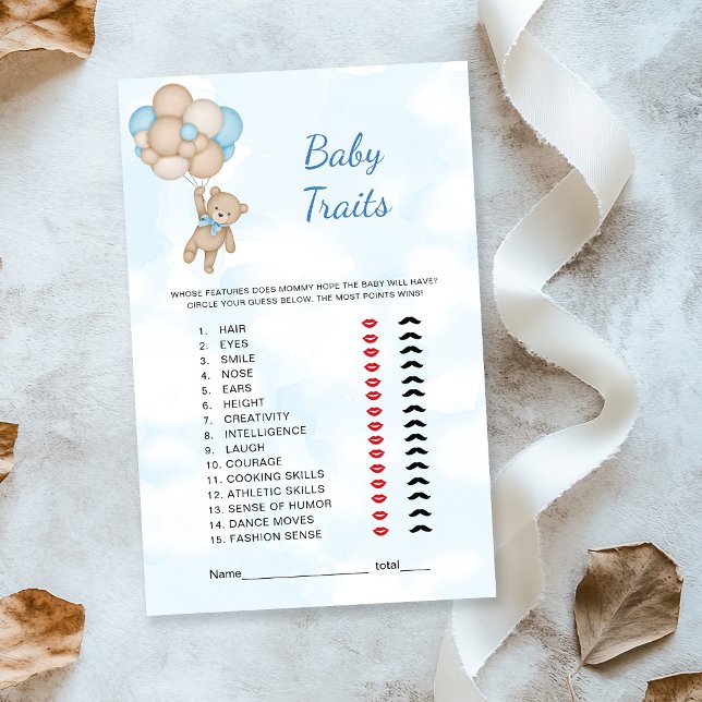 Teddy Bear Baby Traits Game (Creator Uploaded)
