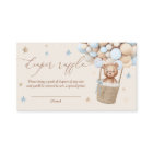 Teddy Bear Balloon Baby Shower Diaper Raffle