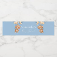 Teddy Bear Balloon Blue baby shower