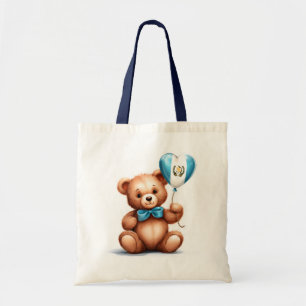 teddy bear & balloon with the Guatemalan flag. Tote Bag