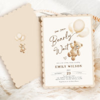 Teddy Bear Baloons Baby Shower