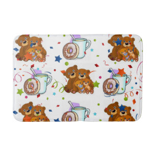 Teddy Bear Bathroom Bath Mat
