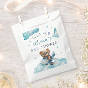 Teddy Bear Bearly Wait Baby Shower Favour Bags