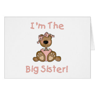 Teddy Bear Big Sister Tshirts and Gifts