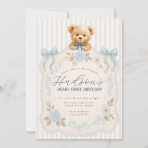 Teddy Bear Birthday Invitation