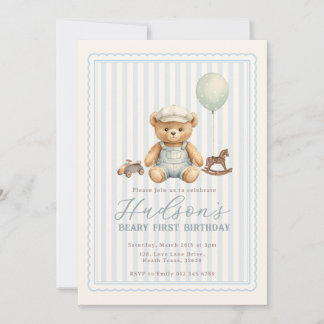 Teddy Bear Birthday Invitation