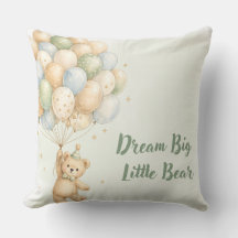 Teddy Bear Birthday Pillow