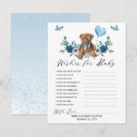Teddy Bear Blue Balloon Wishes for Baby Game