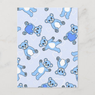 Teddy Bear Blues Postcard