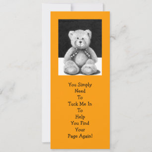 Teddy Bear BOOK MARK: Pencil Artwork