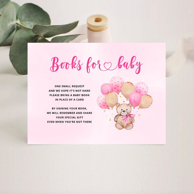 Teddy Bear Books for Baby Enclosure Card (Creator Uploaded)