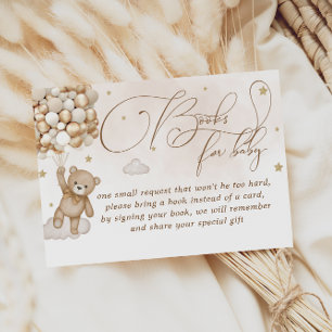 Teddy Bear Books For Baby  Enclosure Card