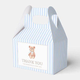 Teddy Bear Boy Classic Baby Shower Favour Box