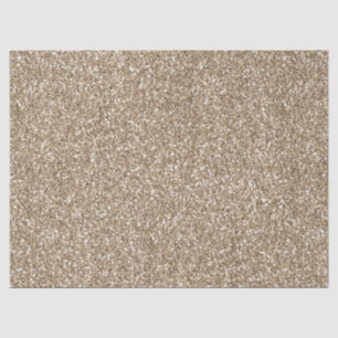 Teddy Bear Brown Gold Glitter   Tissue Paper