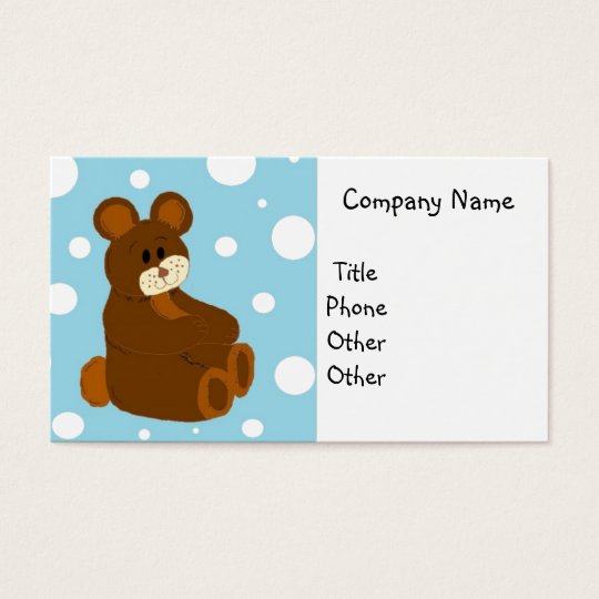Teddy Bear Business Business Card