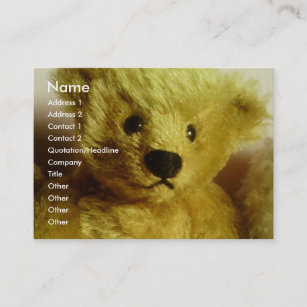 Teddy Bear Business Card