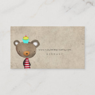 TEDDY BEAR BUSINESS CARD
