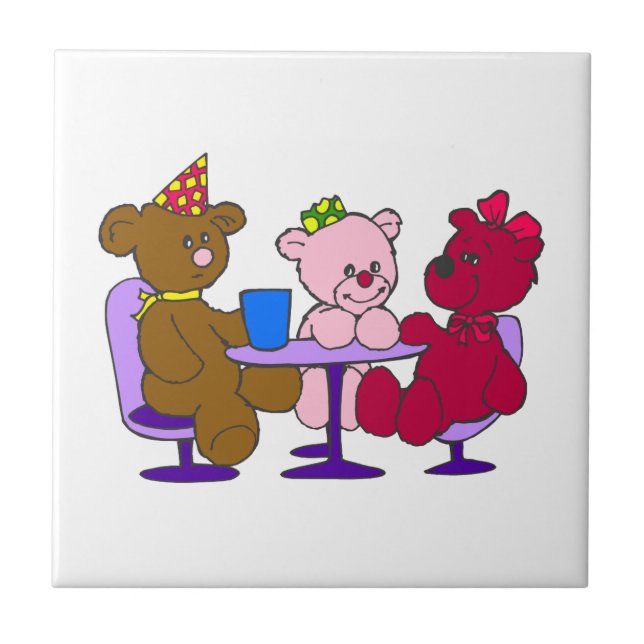Teddy Bear Cafe Tile (Front)