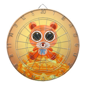 Teddy Bear - Candy Orange Dartboard