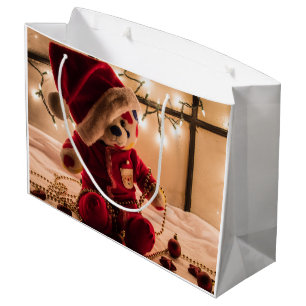 Teddy Bear Christmas Gift Bag