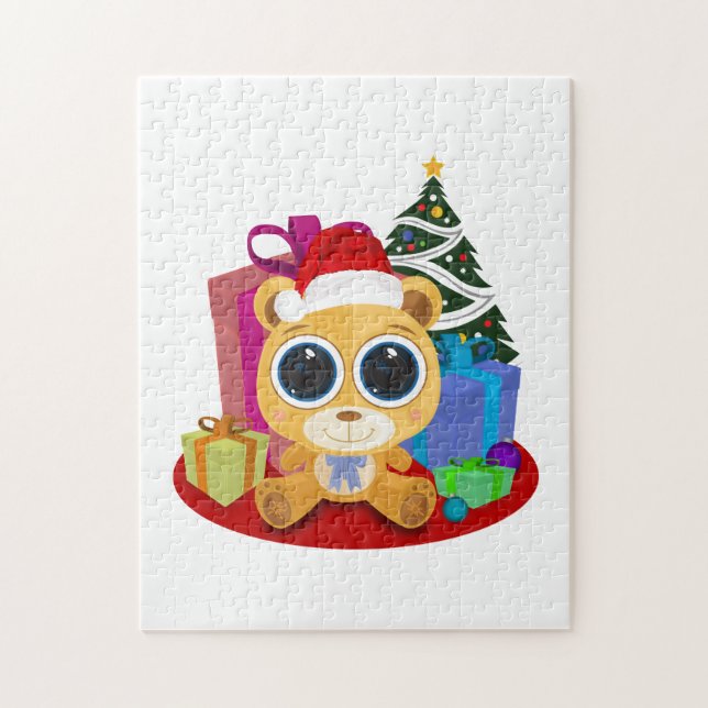 Teddy Bear - Christmas Jigsaw Puzzle (Vertical)
