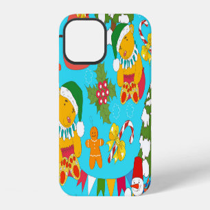 Teddy Bear Christmas: Kid-Friendly Pattern. iPhone 12 Case
