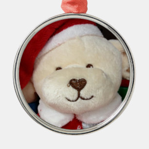 TEDDY BEAR CHRISTMAS ORNAMNET METAL TREE DECORATION