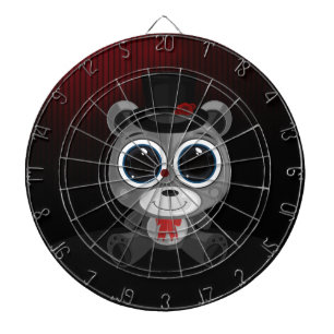 Teddy Bear - Classy Grey Dartboard