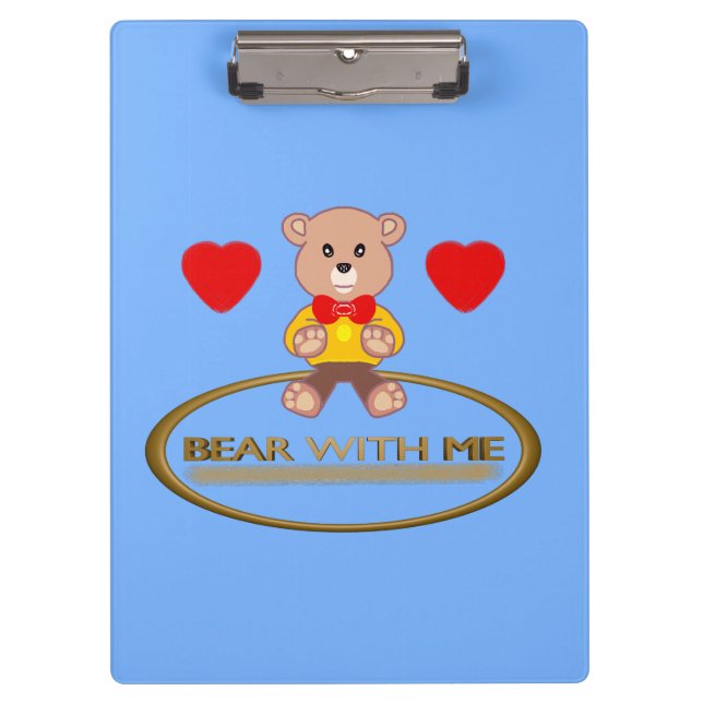 Teddy Bear  Clipboard (Front)