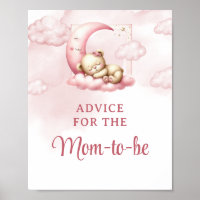 Teddy bear cloud nine Advice for the mum-to-be