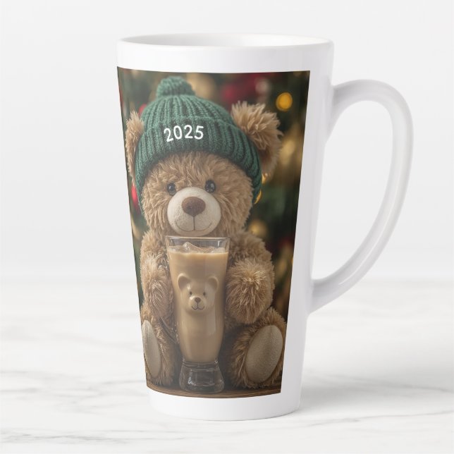 Teddy Bear Coffee 2025 Christmas Latte Mug (Right)