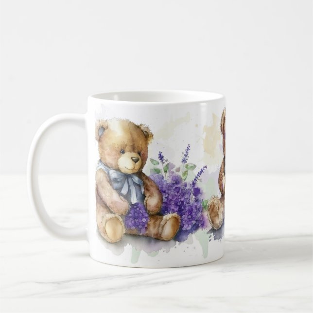 Teddy bear  coffee mug (Left)